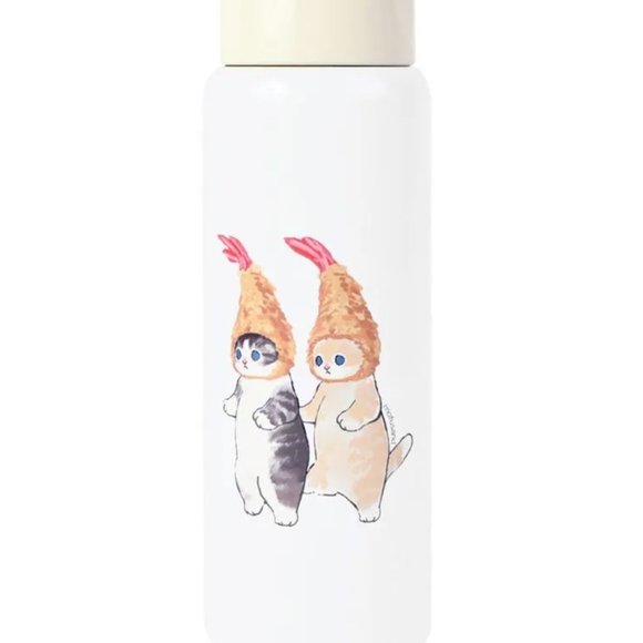 NWT Mofusand (Double Shrimp Tempura Nyan) Thermos - Picture 2 of 4